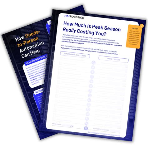 Hai Robotics - Peak Season Checklist
