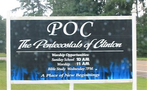 Pentecostals Of Clinton Church Cemetery Dans Clinton Louisiana