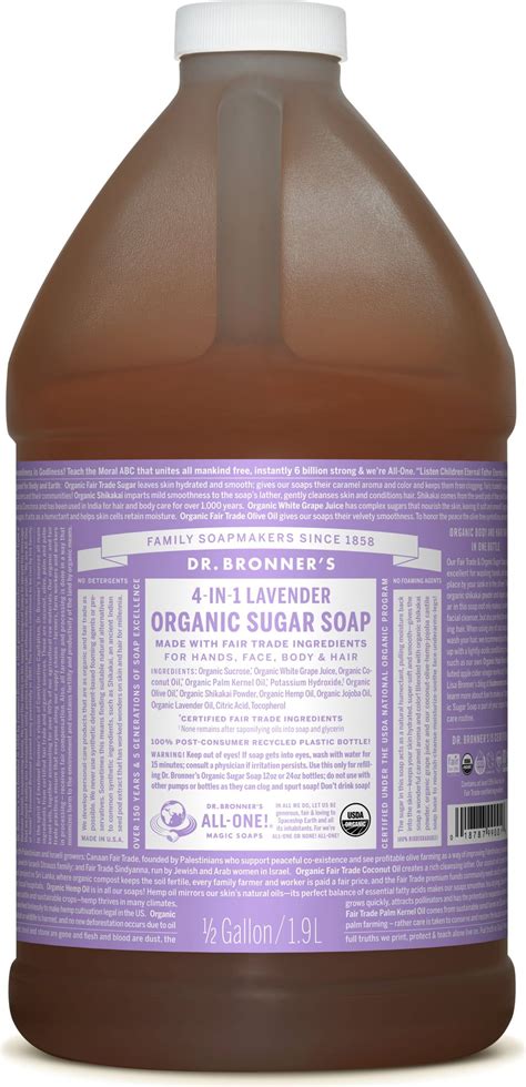 Dr Bronner S Lavendel Sugar Soap Ecosplendo Onlineshop