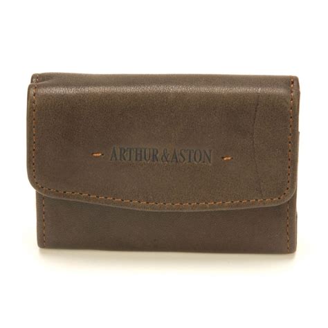 Hommes ARTHUR ASTON Portefeuille Dos A Dos Cuir Johany Arthurofaston