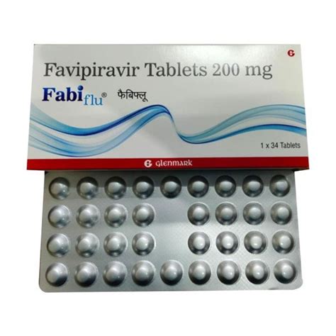 FabiFlu Favipiravir 200 Mg Tablets 1x34 Treatment Mild Covid 19 At