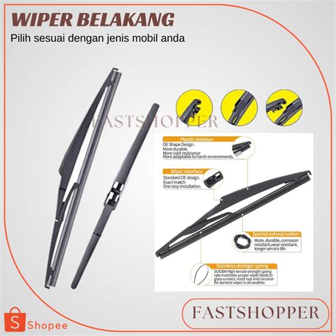 Jual WIPER BELAKANG OEM ORSI MODEL TOYOTA AGYA CALYA SIGRA RUSH TERIOS