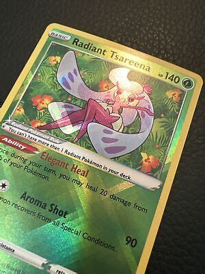 Radiant Tsareena Silver Tempest 016 195 Holo Radiant Rare PACK FRESH