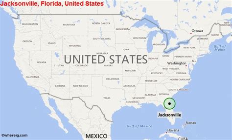 Where is Jacksonville, FL? / Where is Jacksonville Located in The US Map