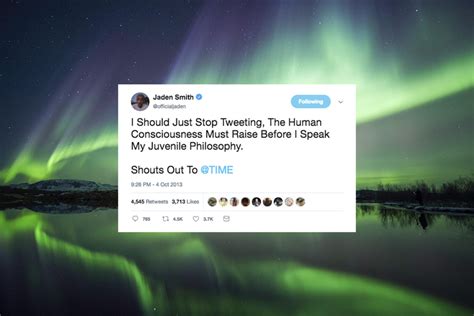20 Of Jaden Smiths Most Philosophical Tweets Iheart