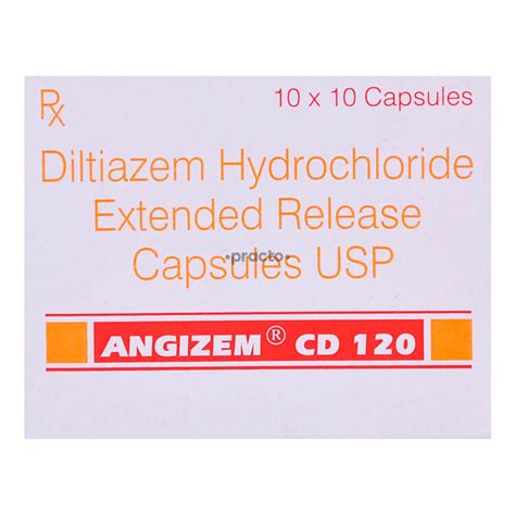 Angizem Cd Mg Capsule Uses Dosage Side Effects Price