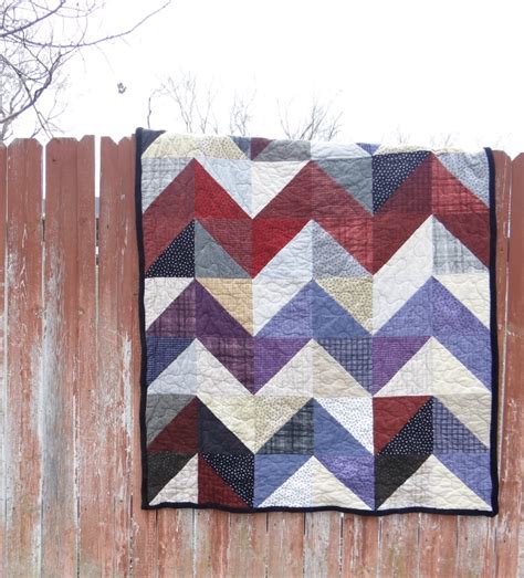 Layer Cake Quilt Chevron Style Tutorial Patchwork Posse Layer