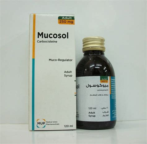 Mucosol Mg Ml Adult Syrup Ml Seif Pharmacies