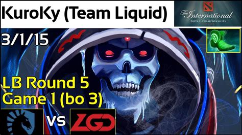 Kuroky Team Liquid Vs Lgd Gaming Lb Round The International