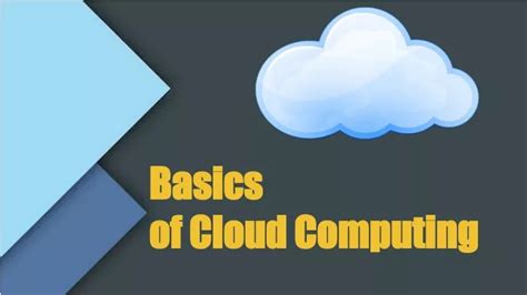 PPT - Basics of Cloud Computing PowerPoint Presentation, free download ...