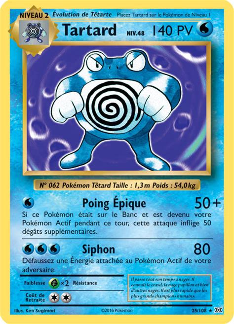 Tartard Carte Pok Mon Pok Mon Xy Evolutions