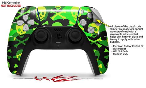 Sony Ps5 Controller Skins Skull Camouflage Uskins