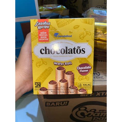 Jual Chocolatos Wafer Roll Isi Pcs Shopee Indonesia