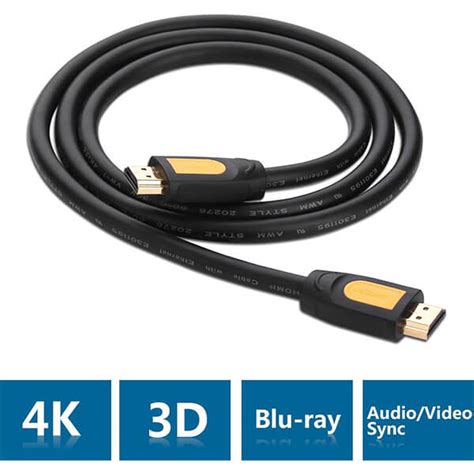 UGREEN 10115 HDMI ROUND CABLE 1m Midas Computer Center Amman Jordan