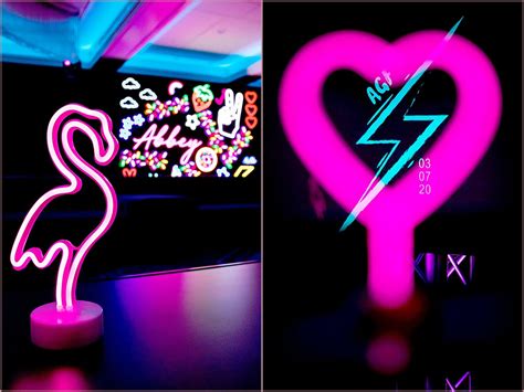 Neon Lights Themed Bat Mitzvah Photographed By Jill Person Artofit