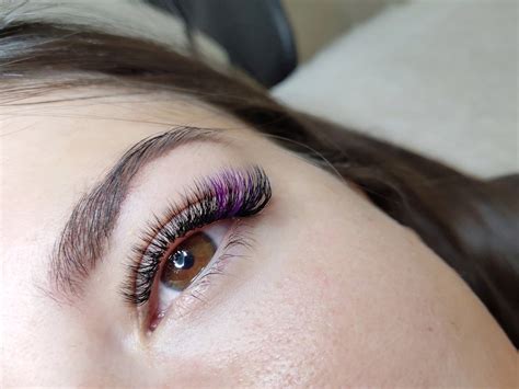 Half Colored Lashes