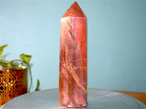 Large Red Jasper Tower - Root Chakra