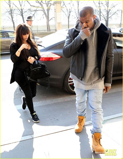 Kanye West And Kim Kardashian Pregnant Paris Departure After Easter Weekend Photo 2842457