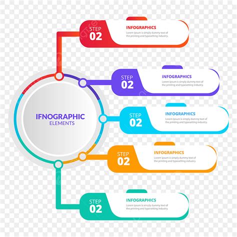 Business Infographic Steps Vector Hd PNG Images Five Steps Business