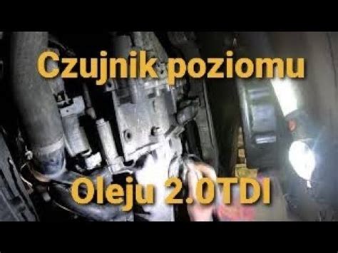 Wymiana Czujnika Oleju 2 0TDI VOLKSWAGEN SKODA SEAT AUDI YouTube