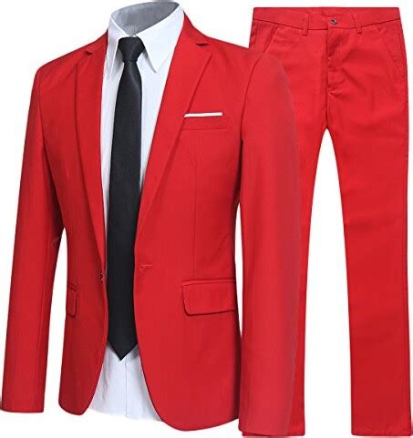 Allthemen Mens Suits 2 Piece Suit Slim Fit Wedding Dinner Tuxedo Suits