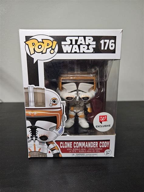 Funko Pop Clone Commander Cody 176 Star Wars Walgreens WG Exclusive NON