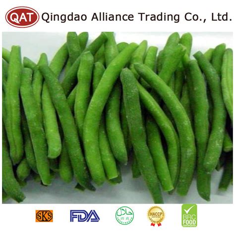 China New Seasonal Frozen Whole Baby Green String Beans Iqf Green Beans