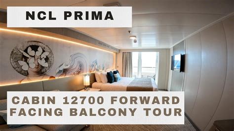 Norwegian Prima Cabin Forward Facing Club Balcony Suite Tour