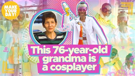 This 76 Year Old Grandma Is A Cosplayer Make Your Day Youtube