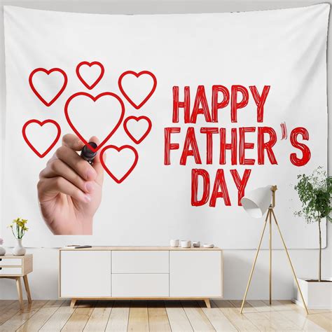 Kingque Happy Fathers Day Photo Backdrop For Photography Fathers Day