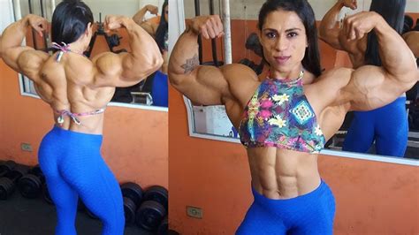 Muscle Queen Flores Neide Full Ripped Workout Video Ufbbh Youtube