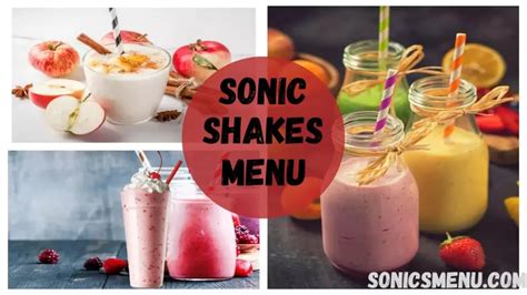 Explore Sonic Shakes Menu and Prices 2024