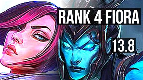 FIORA Vs KALISTA TOP Rank 4 Fiora 70 Winrate 8 Solo Kills