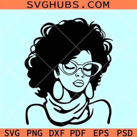 Black Woman Afro Diva Svg Afro Diva Svg Black Woman Magic Svg