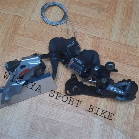 Jual Mini Groupset Shimano Alivio Acera Altus 2 3 X 9 Speed Untuk 44T