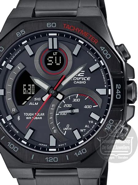 Casio Edifice Horloge Ecb Dc Aef Edifice Bluetooth Solar Chrono