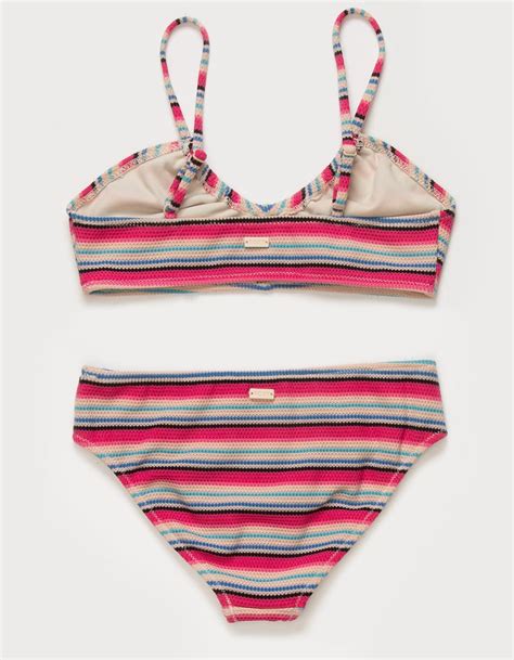 Roxy Paraiso Girls Bralette Bikini Set Multi Tillys