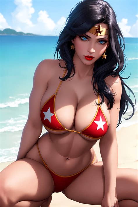 Rule 34 1girls Ai Generated Aiartshines Amazon Background Beach Big