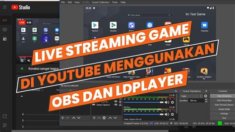 CARA LIVE STREAMING GAME DI YOUTUBE MENGGUNAKAN LAPTOP DENGAN OBS DAN