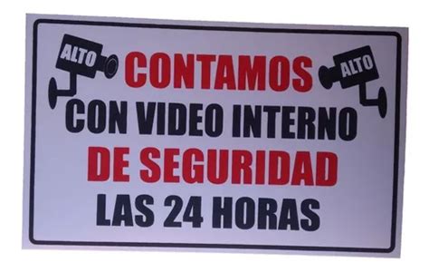 Se Alamiento Letrero De Camaras De Seguridad Vigilancia Env O Gratis