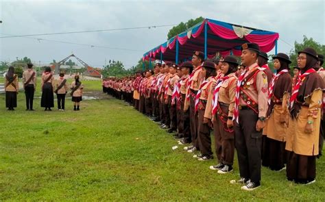 Pelantikan Pramuka Garuda Tutup Giat Akhir Tahun Kwarcab Sidoarjo