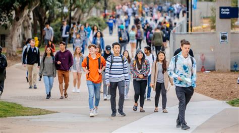 University Students Walking