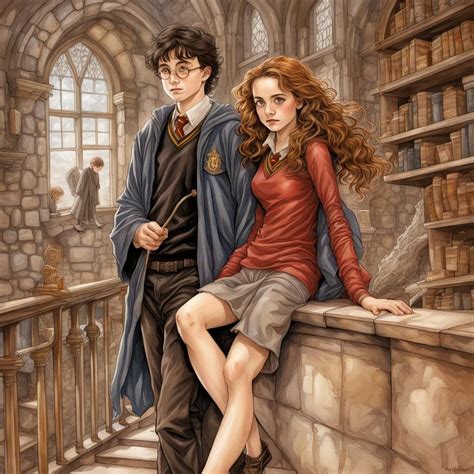 Harry And Hermione Ai Generated Artwork Nightcafe Creator