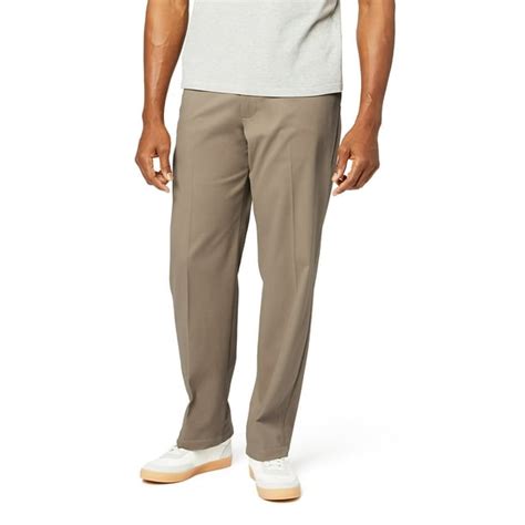 Dockers Mens Classic Flat Front Easy Khaki Pant With Stretch