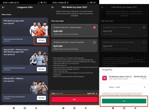 Cara Beli Paket Video Agar Bisa Nonton Siara Piala Dunia 2022