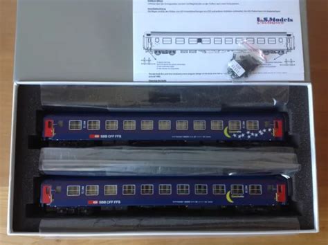 LS MODELS 47331 SBB CFF Liegewagen Set Mond Sterne Ep IV V NEU