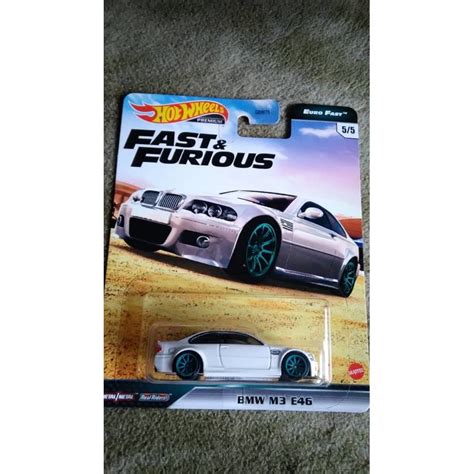 Hot Wheels Premium Fast Furious Euro Fast BMW M E White Shopee Malaysia