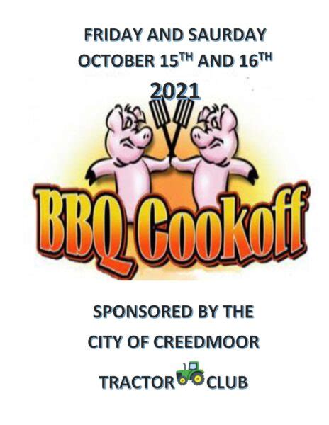 Bbq Cook Off Welcome To Creedmoor Texas