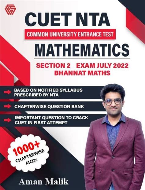 Cuet Nta Mathematics Section 2 Exam July 2022 1000 Mcq Chapterwise