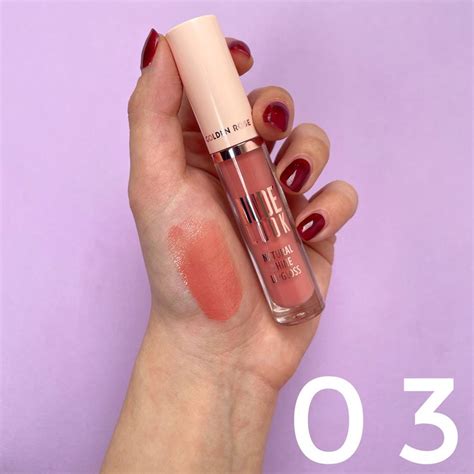 لیپ گلاس براق گلدن رز مدل Nude Look آرایشی و بهداشتی پریسا